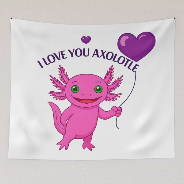 Item preview, Axolte - Whimsical Creature Portrait designed and sold by ArtisticDesignsbyLinda.