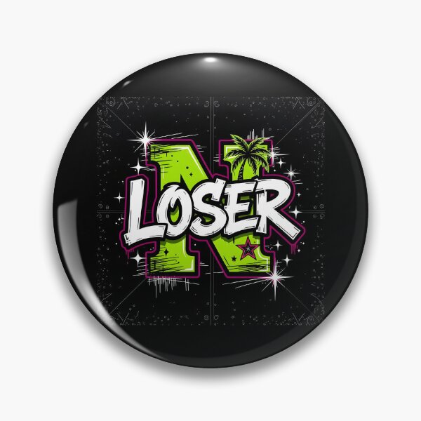 Artikelvorschau, GRAFFITI-STIL „LOSER“-TYPOGRAFIE entworfen und verkauft von KISHNAY-FASHION.