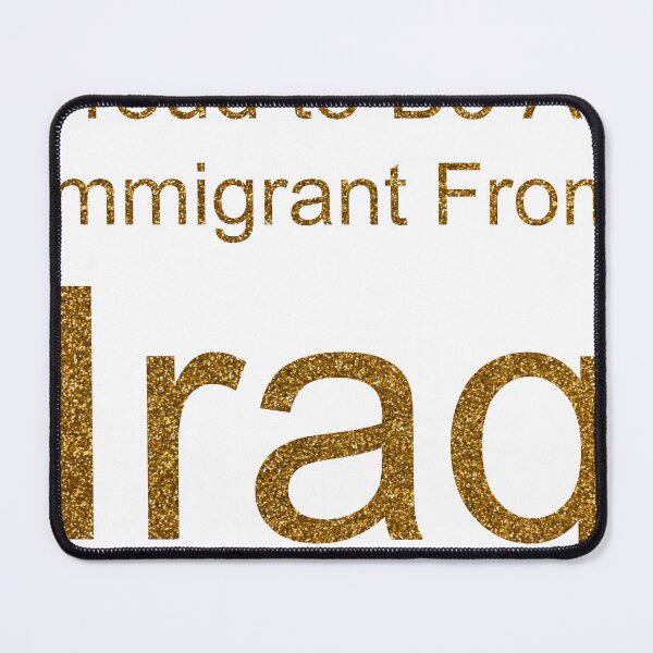 Item preview, PROUD TO BE AN IMMIGRANT FROM IRAQ SEQUIN designed and sold by TheIconSmith.