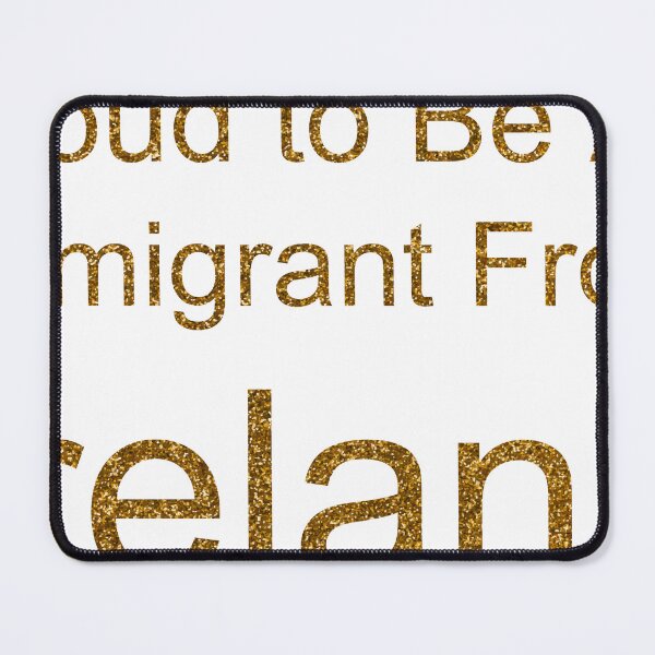 Item preview, PROUD TO BE AN IMMIGRANT FROM IRELAND SEQUIN designed and sold by TheIconSmith.