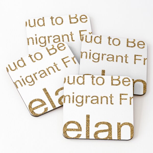 Item preview, PROUD TO BE AN IMMIGRANT FROM IRELAND SEQUIN designed and sold by TheIconSmith.