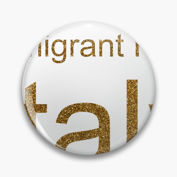 Item preview, PROUD TO BE AN IMMIGRANT FROM ITALY SEQUIN designed and sold by TheIconSmith.
