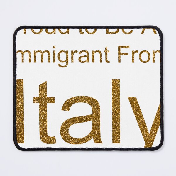 Item preview, PROUD TO BE AN IMMIGRANT FROM ITALY SEQUIN designed and sold by TheIconSmith.