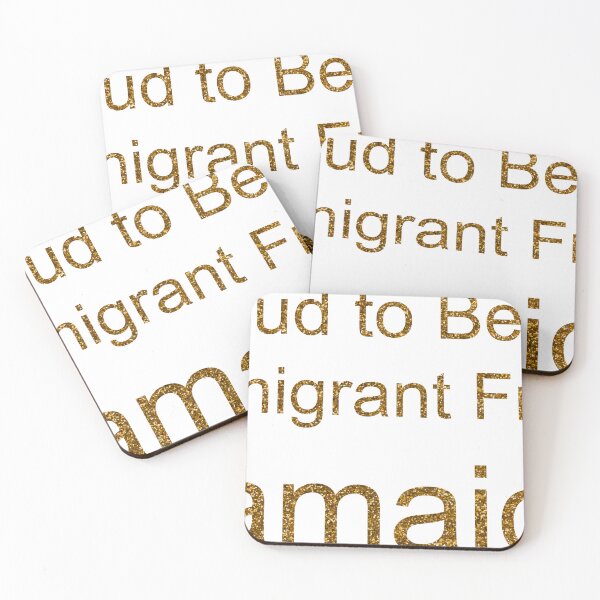 Item preview, PROUD TO BE AN IMMIGRANT FROM JAMAICA SEQUIN designed and sold by TheIconSmith.