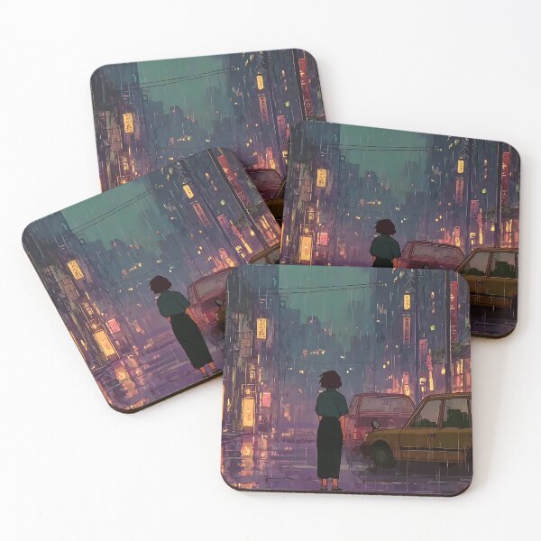 Item preview, Melancholic Lofi Rainy Day Art designed and sold by bapupa.