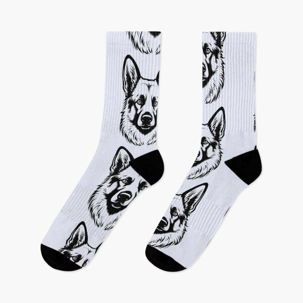 Item preview, German Shepherd - Dog Drawing designed and sold by Aesthetic St1ckers.