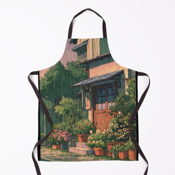 Item preview, Cozy Lofi Rainy Day Vibes Art designed and sold by bapupa.