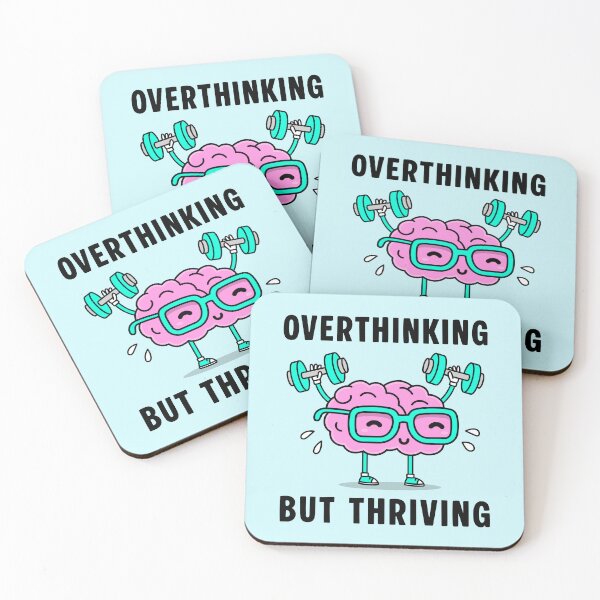Item preview, Overthinking But Thriving designed and sold by Fanverse Merchandise.