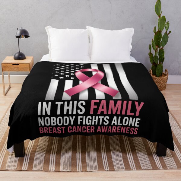 Item preview, Breast Cancer Awareness Us Flag Family Support designed and sold by aidenpier.