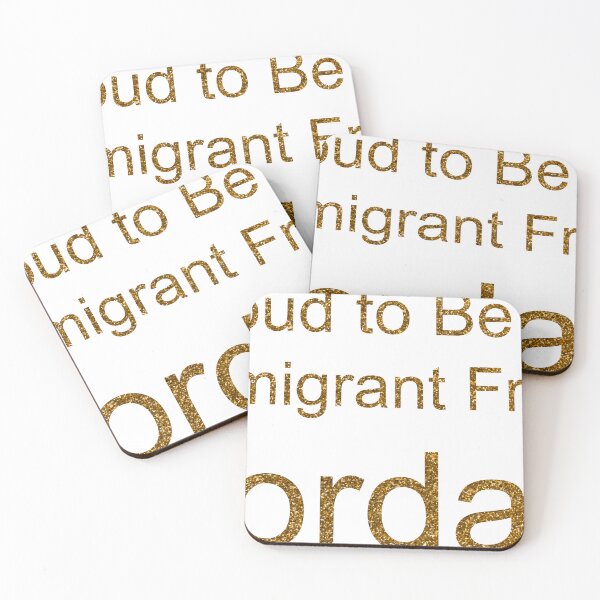 Item preview, PROUD TO BE AN IMMIGRANT FROM JORDAN SEQUIN designed and sold by TheIconSmith.