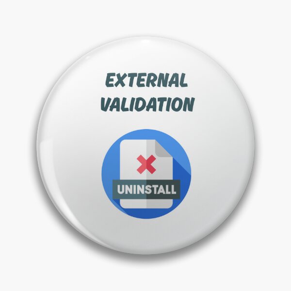 Item preview, External Validation Uninstalled - Stoicism Principles designed and sold by LexaArtworks.