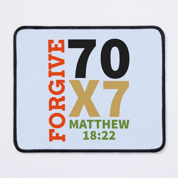 Item preview, Forgive 70 x 7 – Inspired by Matthew 18:22 | Bible Verse | Inspirational designed and sold by JirehKollezion.