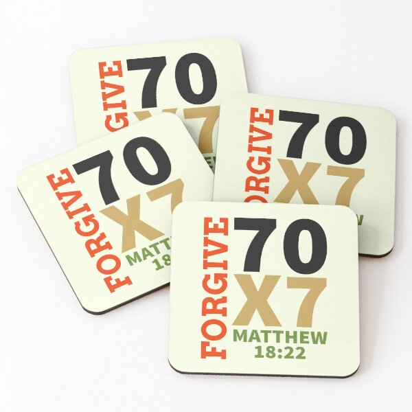 Item preview, Forgive 70 x 7 – Inspired by Matthew 18:22 | Bible Verse | Inspirational designed and sold by JirehKollezion.