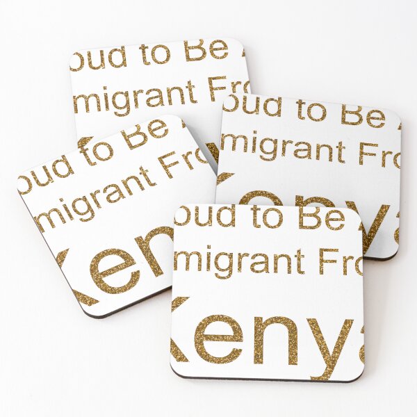 Item preview, PROUD TO BE AN IMMIGRANT FROM KENYA SEQUIN designed and sold by TheIconSmith.