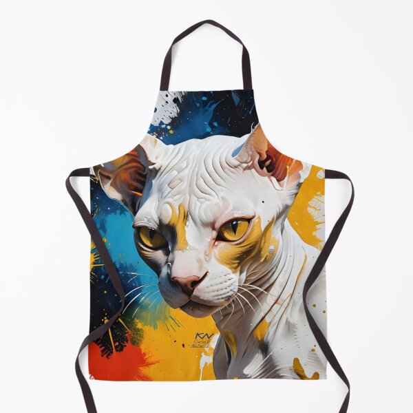 Item preview, Romantic in  splash colors cat Sphynx  designed and sold by nataliakuruch.