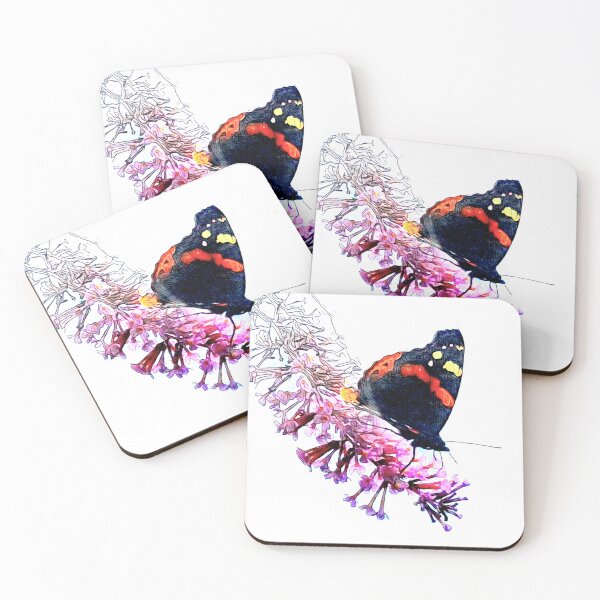Item preview, Red Admiral Butterfly TIME TO FLY designed and sold by Duncan-Mac.
