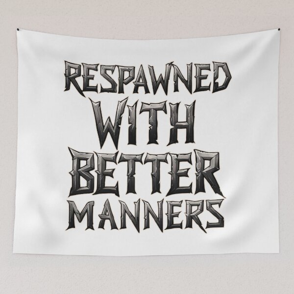 Item preview,  Respawn Video Game Geek Mode On Sarcastic Quote Dark Text designed and sold by adlibmaria.