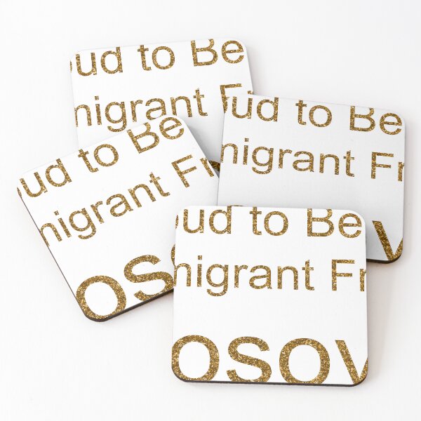 Item preview, PROUD TO BE AN IMMIGRANT FROM KOSOVO SEQUIN designed and sold by TheIconSmith.