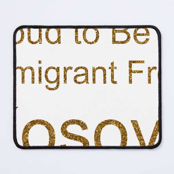 Item preview, PROUD TO BE AN IMMIGRANT FROM KOSOVO SEQUIN designed and sold by TheIconSmith.