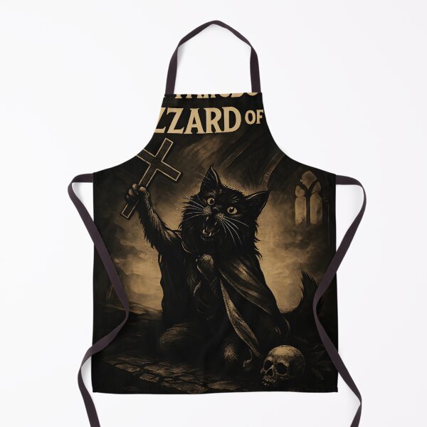 Item preview, Ozzy Pawsbourne – Blizzard of Cats | Gothic Vintage Cat Rock Design designed and sold by bvnf.