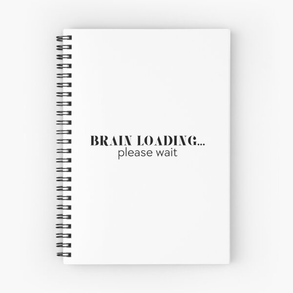 Item preview, Brain Loading Please Wait – Funny ADHD Overthinking designed and sold by Mobius Spot Collective.