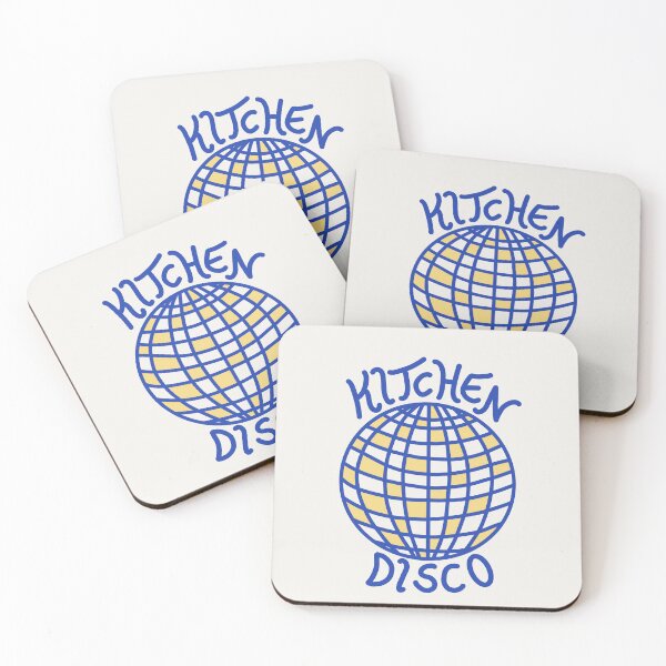 Item preview, Kitchen Disco blue, yellow designed and sold by SOUND TYPE STUDIO.