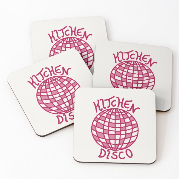 Item preview, Kitchen Disco red designed and sold by SOUND TYPE STUDIO.