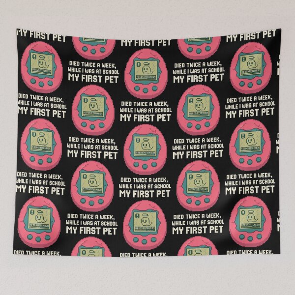 Item preview, Digital Pet Death – Tamagotchi-Style Retro Humor T-Shirt designed and sold by TeeTimeTreasure.