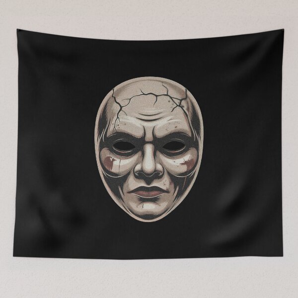 Item preview, Spooky Halloween Mask Surreal Horror designed and sold by PietrzakDesign.
