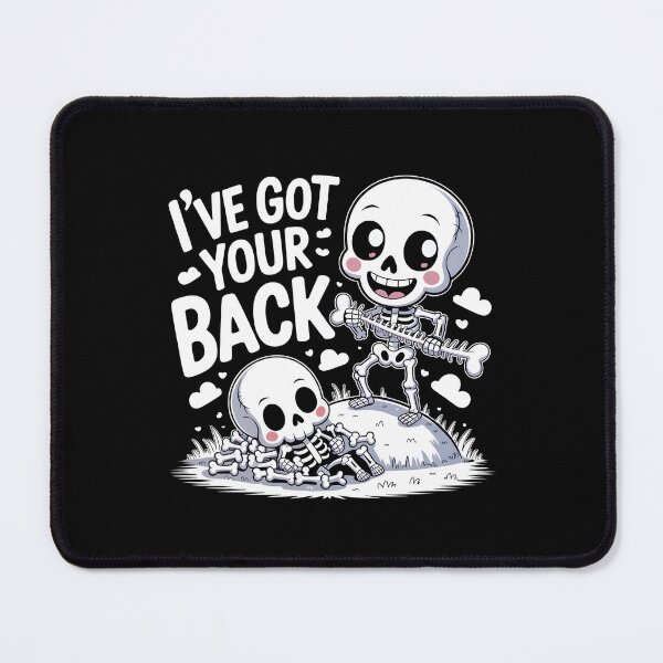 Item preview, Ive Got Your Back - Halloween Skeletons designed and sold by GRABAPSHOP.