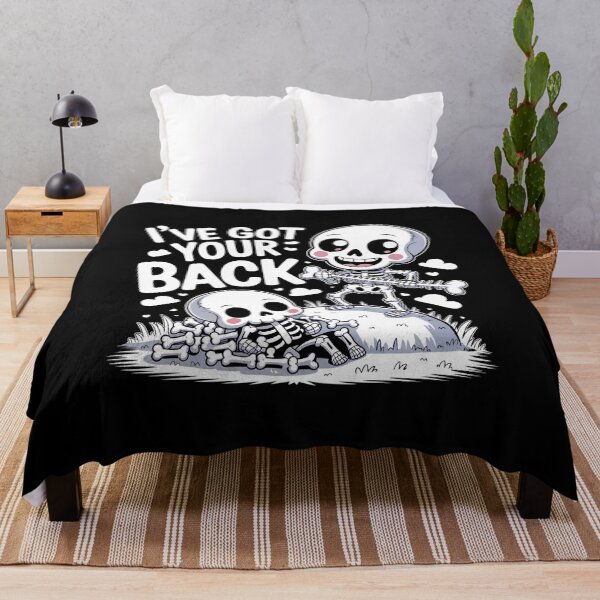 Item preview, Ive Got Your Back - Halloween Skeletons designed and sold by GRABAPSHOP.