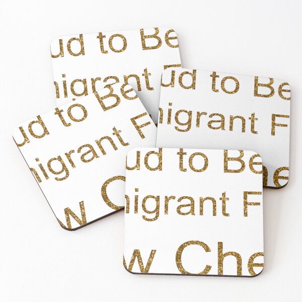 Item preview, ORGULLOSO DE SER UN INMIGRANTE DE LEW CHEW SEQUIN designed and sold by TheIconSmith.
