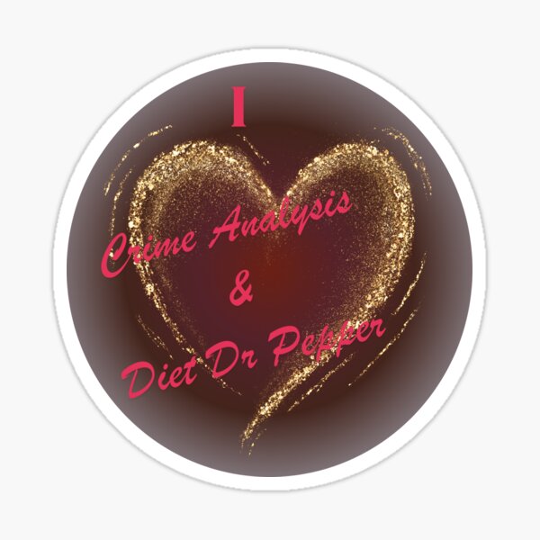 Item preview, Me encanta Crime Analysis y Diet Dr Pepper designed and sold by Florida Crime and Intelligence Analyst Assocation.