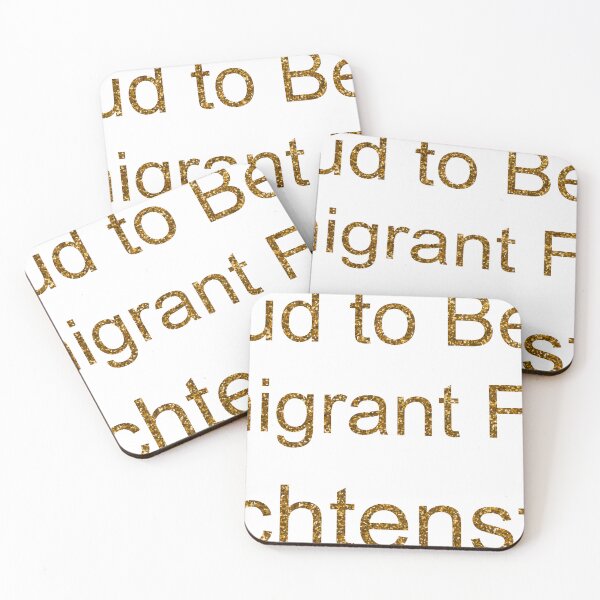 Item preview, PROUD TO BE AN IMMIGRANT FROM LIECHTENSTEIN SEQUIN designed and sold by TheIconSmith.