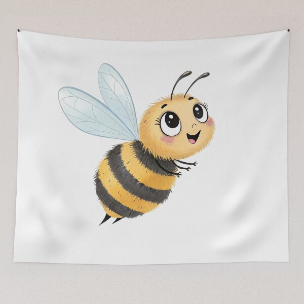 Item preview, Sweet baby bee clipart with big eyes and tiny wings—perfect for nursery decor, party invites, kids’ crafts, and educational printables. designed and sold by kazetixx.
