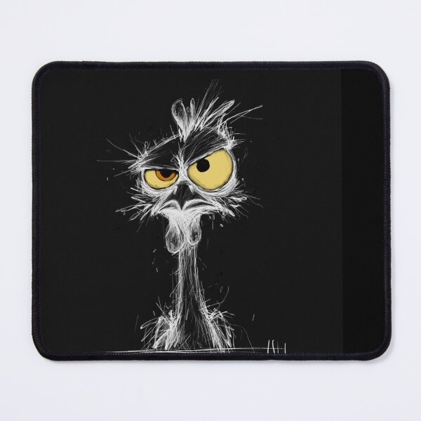 Item preview, Stylized drawing of the "Sulking Rooster", sketch, cute, humor, caricature designed and sold by ateliersabourin.
