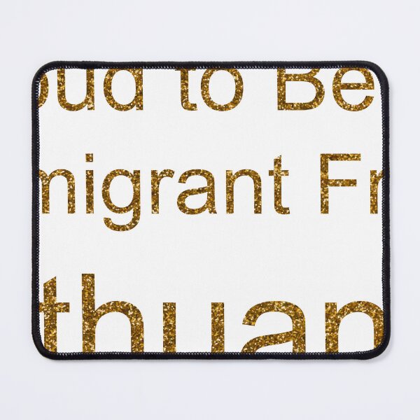 Item preview, PROUD TO BE AN IMMIGRANT FROM LITHUANIA SEQUIN designed and sold by TheIconSmith.
