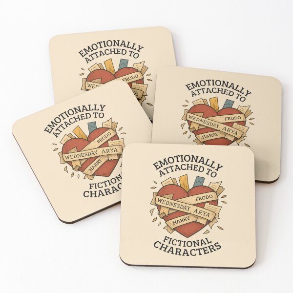 Item preview, Emotionally Attached To Fictional Characters designed and sold by Fanverse Merchandise.