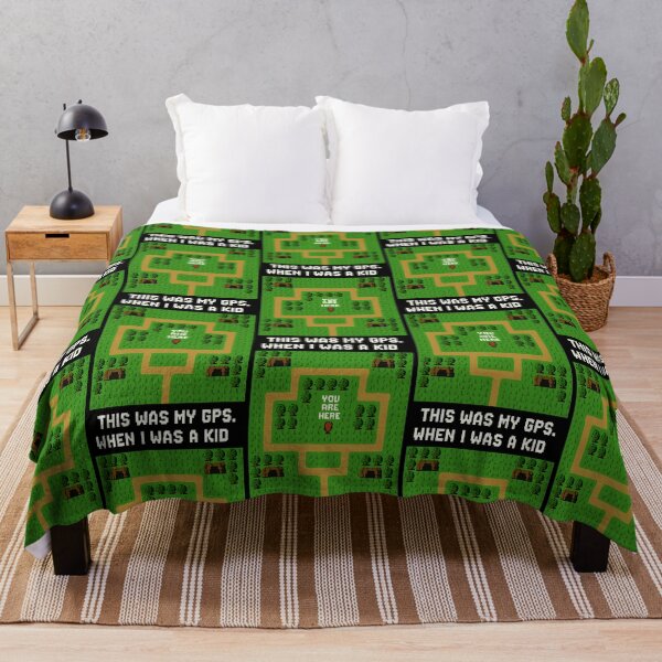 Item preview, When I Was a Kid, This Was My GPS – Retro Map Gamer T-Shirt designed and sold by TeeTimeTreasure.