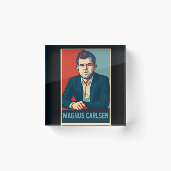 Item preview, Magnus Carlsen - Pop Art Portrait designed and sold by GambitChess.