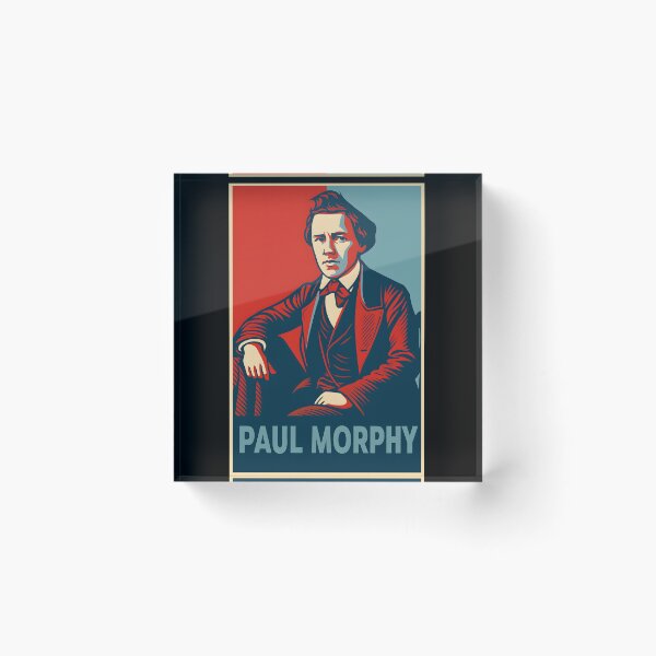 Item preview, Paul Morphy - Stylised Pop Art Portrait designed and sold by GambitChess.