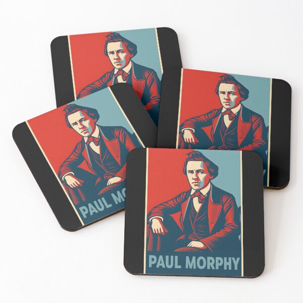 Item preview, Paul Morphy - Stylised Pop Art Portrait designed and sold by GambitChess.