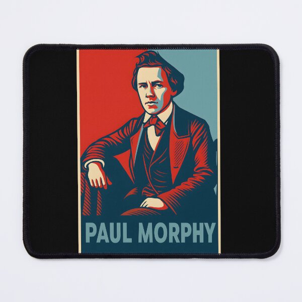Item preview, Paul Morphy - Stylised Pop Art Portrait designed and sold by GambitChess.