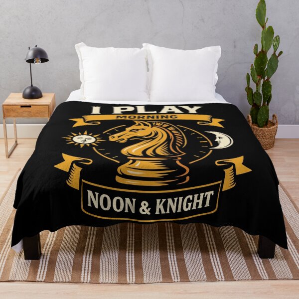 Item preview, Chess Player I Play Morning Noon & Knight designed and sold by LuminOrb.
