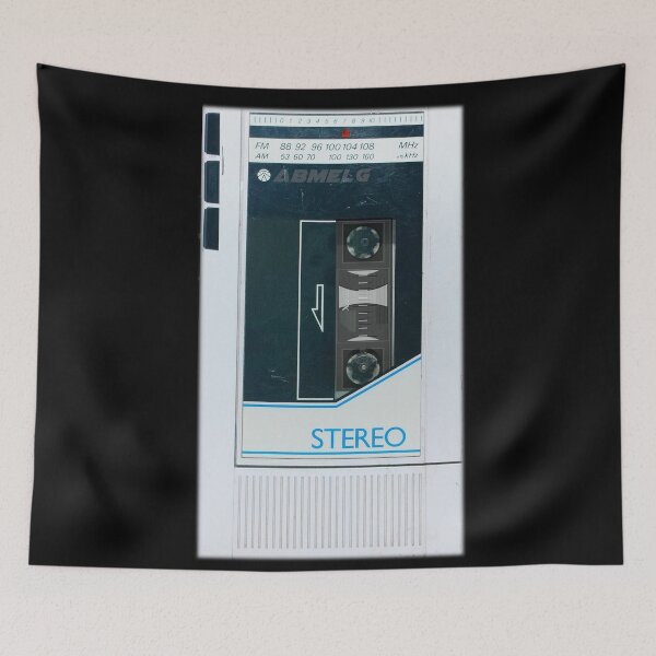 Item preview, retro cassette player designed and sold by Bukhisz.
