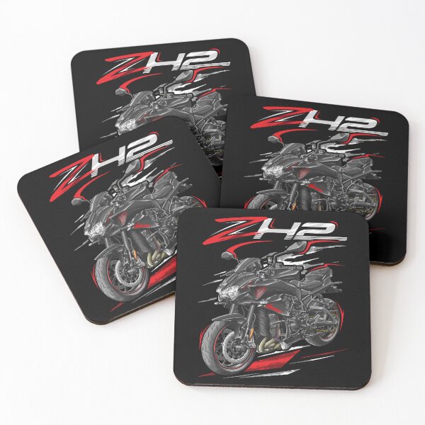 Item preview, Copy of Kawasaki Z H2 2024 (Metallic Carbon Gray & Ebony) for Motorcycle Riders designed and sold by MotoApparelHub.