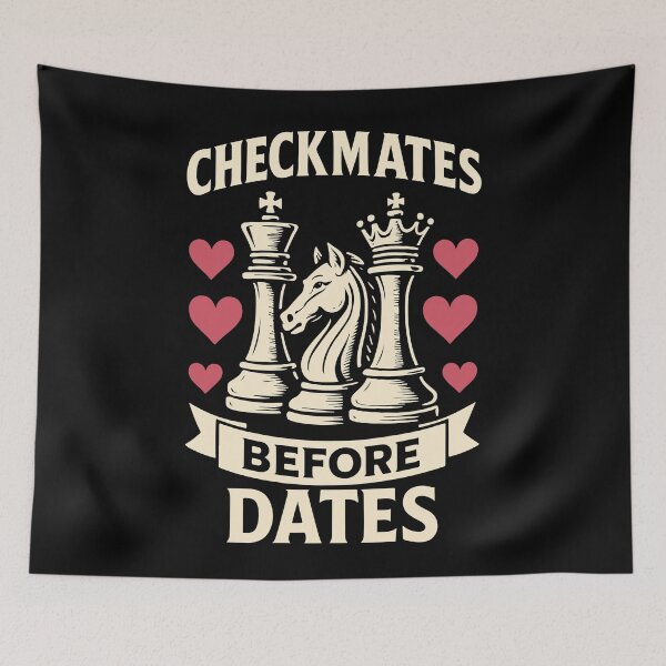 Item preview, Checkmates Before Dates Chess Player Fun Design designed and sold by LuminOrb.