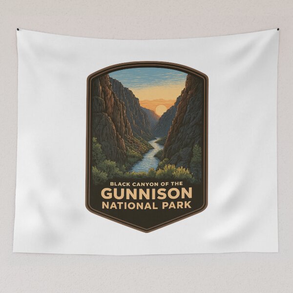 Item preview, Black Canyon Gunnison National Park designed and sold by Blurbean.