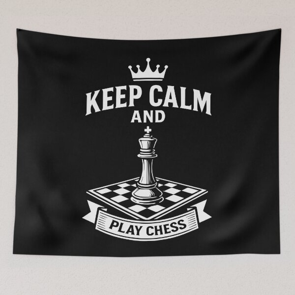 Item preview, Keep Calm And Play Chess Board Game designed and sold by LuminOrb.