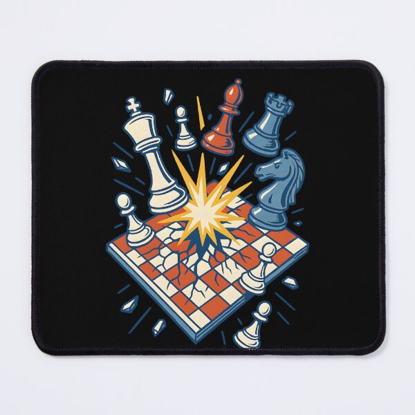 Item preview, Chess Explosion Funny Chess Player Design designed and sold by LuminOrb.